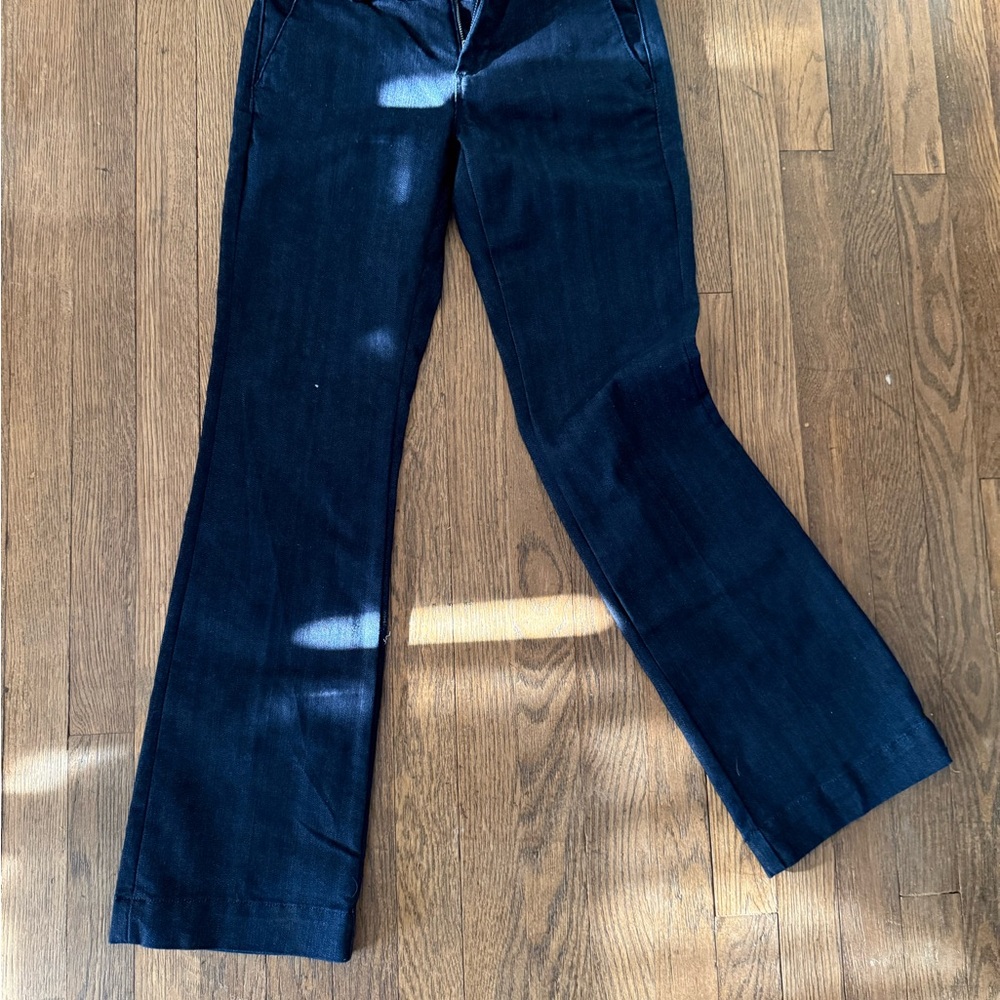 Express Dark Blue Flare Jeans